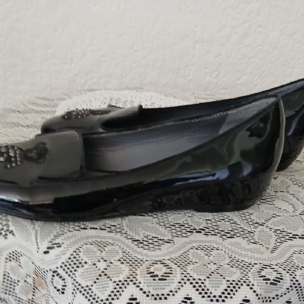 Monika Chiang Black Patent Leather Flats - Picture 4 of 6